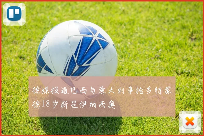 德媒报道巴西与意大利争抢多特蒙德18岁新星伊纳西奥